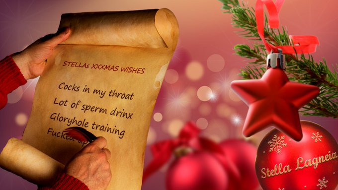 XXXMAS WISHES by STELLA Help to take care of all naughty xxxmas wishes for your favourite(s)  @FanCentro