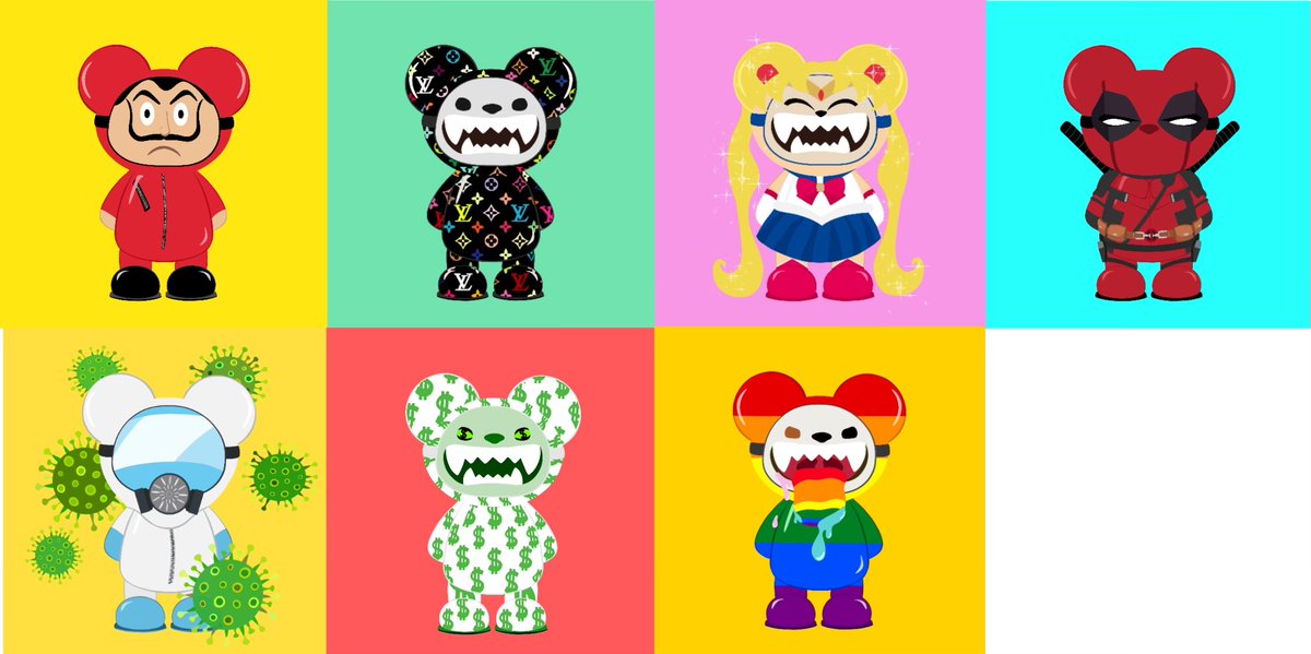 🚨 MISSING - Have u seen these gummies?!
These are the remaining gummies that are yet to join the <a href="/paint_swap/">paintswap</a> fam! Huge thx to everyone who has already migrated. If you know the owners of these gummies pls tell them to get in contact 🙃 Wave 4 awaits...