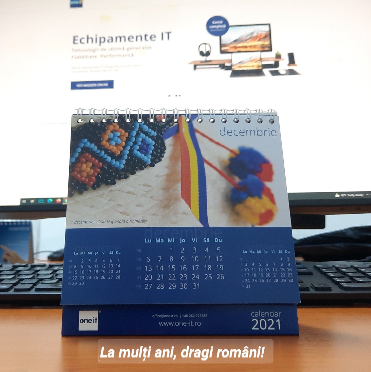 OneITro's tweet photo. 🇷🇴 Pentru că azi este o zi specială pentru toți românii, #echipaOneIT vă urează cu respect, iubire de neam și încredere în viitorul nostru: La mulți ani, #Romania! La mulți ani, dragi români! 🤩 💙💛❤️
#LaMultiAni #patrie #1decembrie https://t.co/T1t5aHskTL