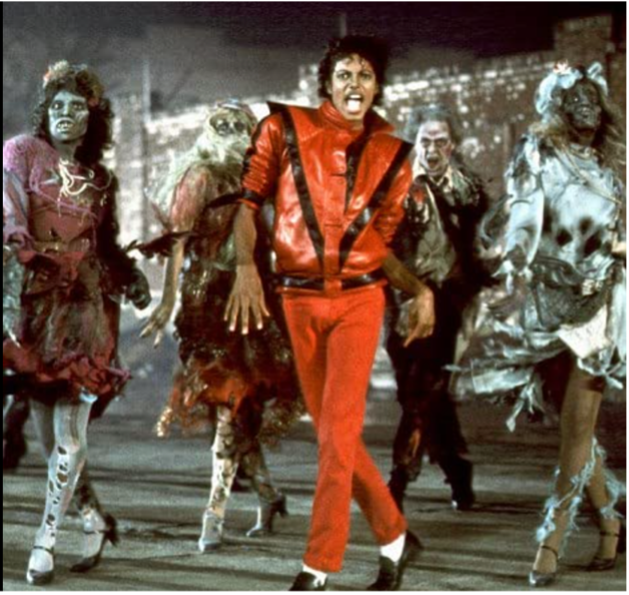 michaeljackson's tweet photo. On this day in 1983, Michael’s short film for “Thriller” premiered on MTV. What’s your favorite scene? https://t.co/UuoNNGWbSc