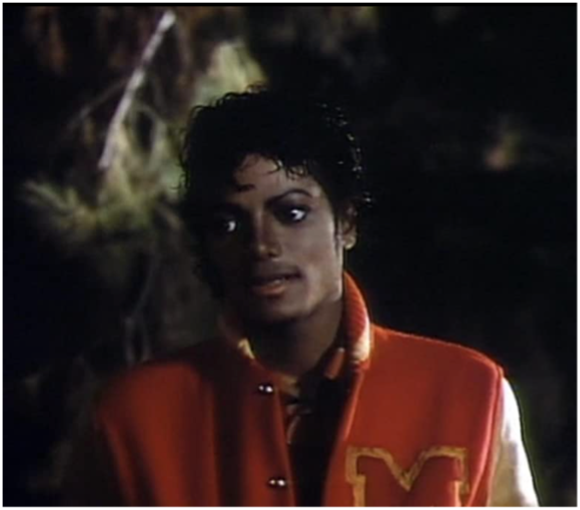 michaeljackson's tweet photo. On this day in 1983, Michael’s short film for “Thriller” premiered on MTV. What’s your favorite scene? https://t.co/UuoNNGWbSc