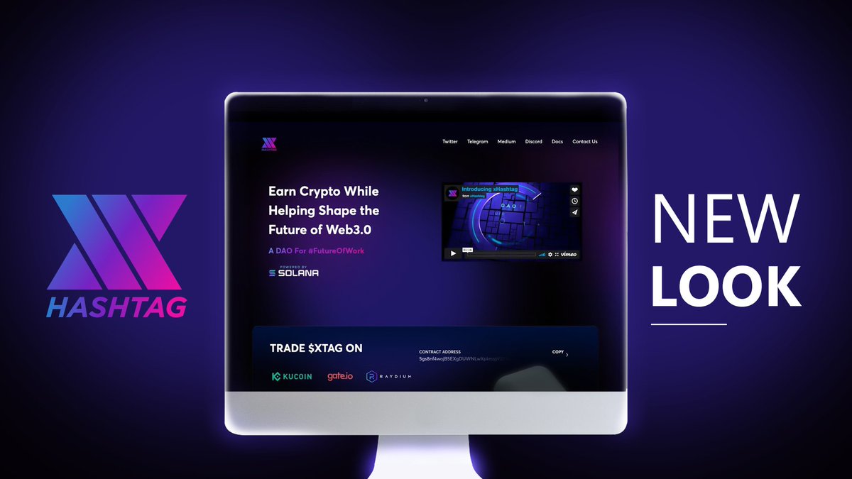 xhashtagio's tweet photo. 🥁 We've given our website a facelift! 🦹‍♂️��

Check out the whole new avatar of the @xHashtagio website, featuring all you need to know about us 🤩

🌐 https://t.co/XUXh1f33Xh

#Solana #Web3 #FutureOfWork #Work4 https://t.co/q6ttFVD2Hr