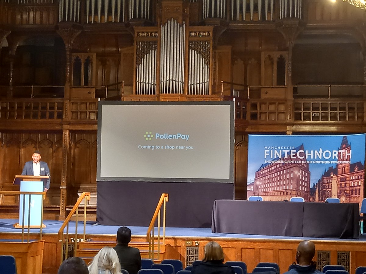 MIDAS_FPBS's tweet photo. Great to see some of #Manchester's most innovative new #FinTechs take the stage yesterday at 
@fintechnorth's  Manchester Conference: 
@PollenPay, @Spondula_, @rdvault and Rupee! #FTNMCR 👏🚀 https://t.co/LyE2hlyP3l
