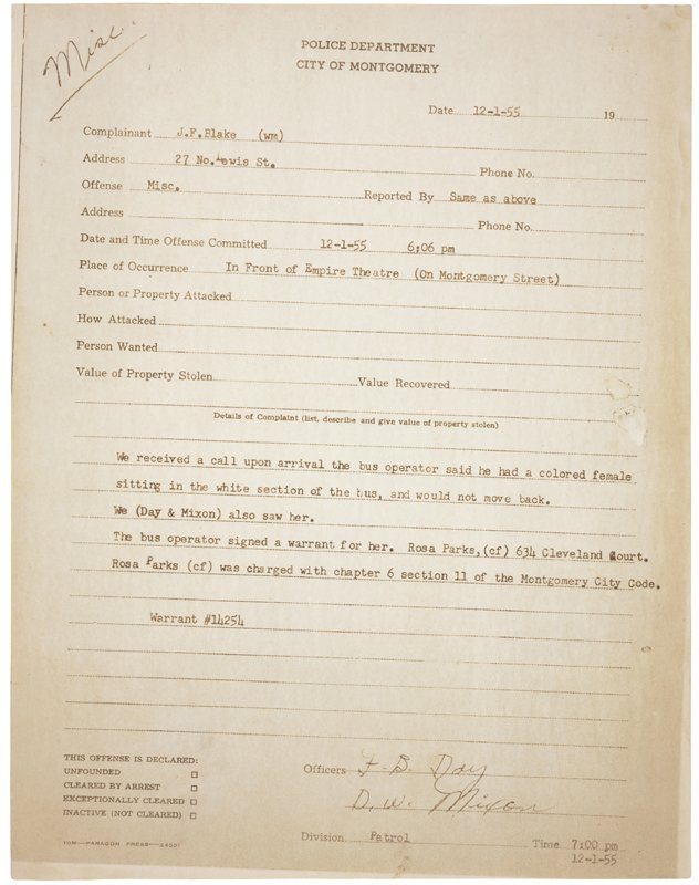 #OnThisDay 1955, Rosa Parks initiated a new era in the American quest for freedom and equality by refusing to surrender her bus seat to a white passenger. Activists protested and organised a boycott of the buses for one day and chose Martin Luther King, Jr. as their leader.