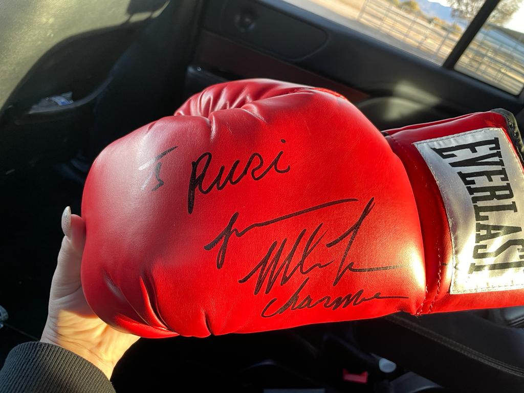 Puri Connects Personally Autographed By Legend Miketyson For Boss Purijagannadh N Boss Lady Charmmeofficial This Is Surely Going To Be Treasured Forever Liger Shootinusa T Co K2ythvcwfm Twitter Puri Connects Personally Autographed By Legend Miketyson For Boss Purijagannadh N Boss Lady Charmmeofficial This Is Surely Going To Be Treasured Forever Liger Shootinusa T Co K2ythvcwfm Twitter