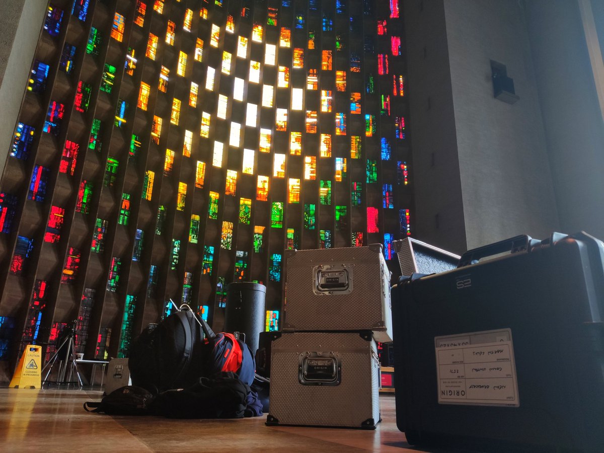 Coventry2021's tweet image. Set up is underway for today&apos;s #TurnerPrize ceremony. ✨

Follow this thread for live updates from @CovCathedral, @The_Herbert and @DrapersHallCov throughout the day!

Don&apos;t forget you can tune into the broadcast from 7.15pm: bbc.co.uk/programmes/m00…