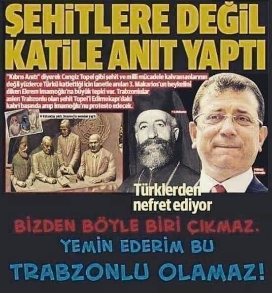 Türk değil müslüman değil
Rum zaten dedesi belli adına soyadına kanmayın
#istanbulnimetnimet