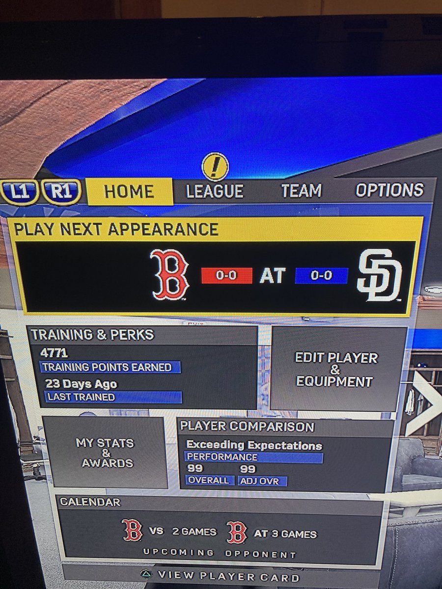 _Beastmode9000_'s tweet photo. Well well, in my quest to get as many World Series wins as I can in the game #MLB17 it seems I now have to go up against my irl favorite team, the Red Sox, IN THE WORLD SERIES! This is going to be an emotional battle 😂😂😂
#WorldSeries #DirtyWater #HungryForMore #RedSoxVsPadres https://t.co/AXicwoisx6