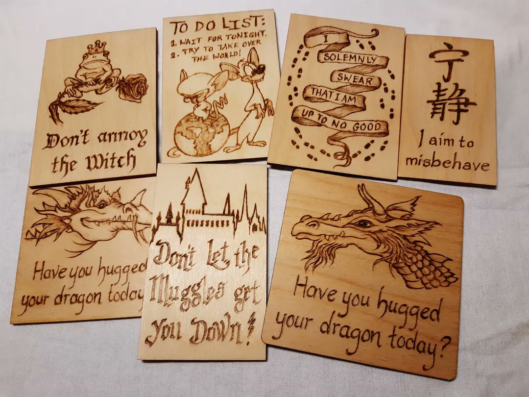 ScorchPyro's tweet photo. Busy, busy... off to Dragonmeet and the Alternative Bring and Buy Sale at the weekend!
#pyrography #scorchpyro #Dragonmeet https://t.co/eQMMHpfhmM