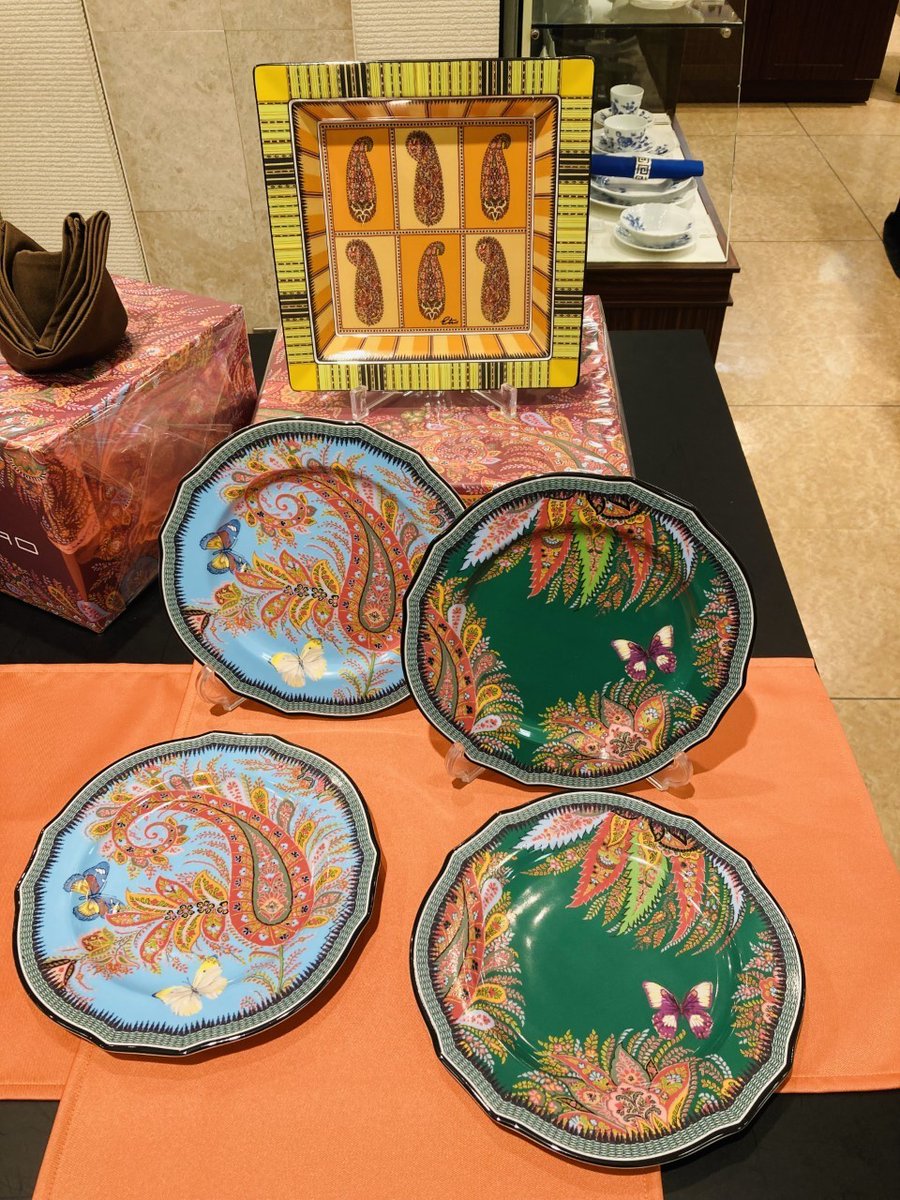 洋食器ブランド＜#ジノリ1735＞からエトロコレクションが登場