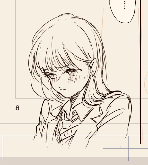 息抜きラクガキ。ヒロインかもしれないしヒロインじゃないかもしれない。 #青春の霹靂