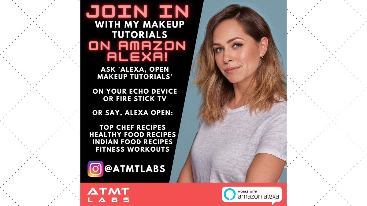 ATMTLABS's tweet photo. Join with @HanMartinMakeup 's Makeup Tutorials on Amazon Alexa!
Ask 'Alexa Open Makeup Tutorials' on your Echo device or Fire Stick TV
#makeup #makeupartist #makeuptutorial #makeuplooks #makeupideas #amazon #alexa #eyemakeup #AI #mua #beauty #fashion #ATMTlabs #ATMTgroup https://t.co/xLxmkQhSWf