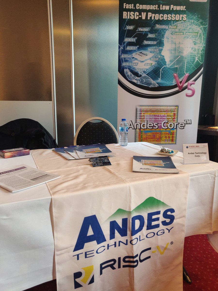 FlorianWoh's tweet photo. Shortly before #IPSOC2021 starting, looking forward to the talks also from @Andes_Tech ... Which will be me...
#ipsoc #ip #semiconductor https://t.co/JCuDwPdCXE