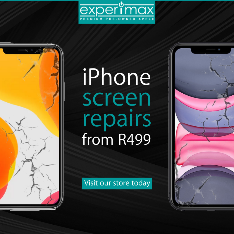 gomaxxsa's tweet photo. Experimax makes getting your iPhone screen repaired fast and easy!
You also get 10% off on our listed pricing for the month of December!
Starting at only R499, view our pricing: https://t.co/h0TDe337zT
•
•
•
#Experimax #repairs #iphonerepairs #screenrepairs #apple https://t.co/kWgnoPMA9Z