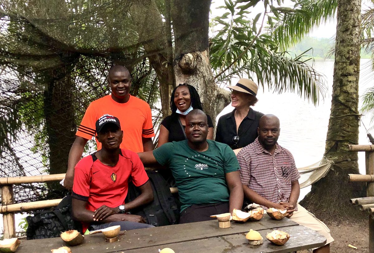 jane_feehan's tweet photo. Journée d’équipe @EIB 2021: nous nous sommes bien amusés dans la tranquillité de Bini Lagune #domainebini! Journée à la fois active, pédagogique, gourmet et zen… bien mérité, #TeamEIBAbidjan #ecotourisme @ivoiretourisme @mintourci https://t.co/oaQUHoBxgG