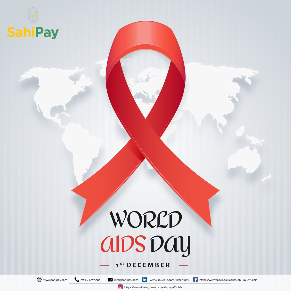 SahiPay's tweet photo. End Inequalities, End Aids, on this World Aids Day 2021
#sahipay #absahipaykaregaindia #integrated #platform #digital #mobile #payments #transactions #loans #aeps #valueaddedservices #recharges #billpayments #BharatBillPay #ecommerce #fintech https://t.co/Pb7EZbxWzU