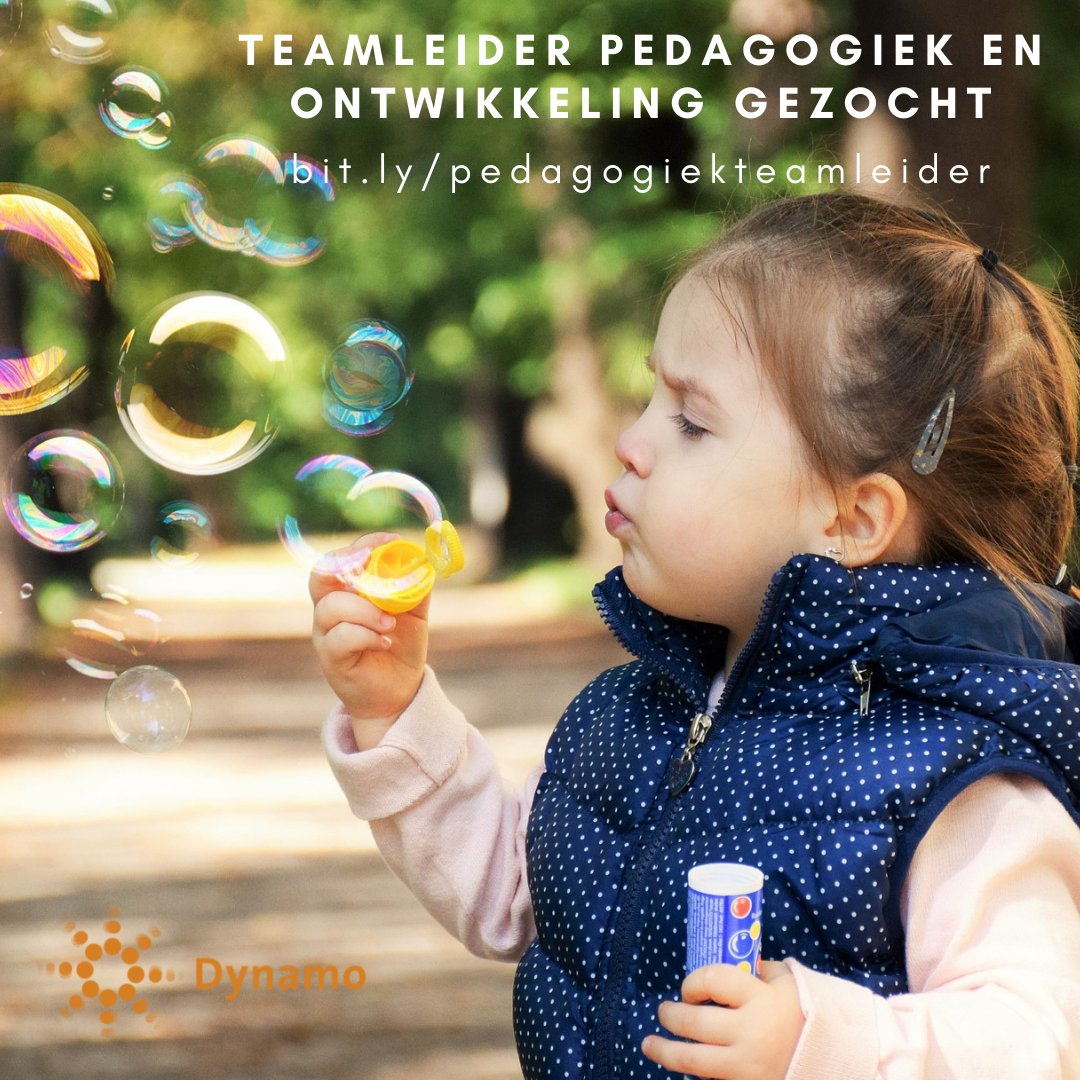 Dynamo Voorscholen heeft jou nodig! Wij zijn op zoek naar een Teamleider Pedagogiek en Ontwikkeling (24 uur per week). 

Iets voor jou? 
bit.ly/pedagogiekteam…
#werkenbijdynamo #werkeninwelzijn #vacature020 #voorschool #teamleider