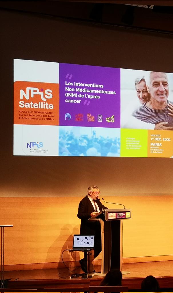 NON-PHARMACOLOGICAL INTERVENTION SOCIETY (@npisociety) on Twitter photo Ivan KRAKOWSKI
L'organisation des INM dans le parcours après cancer
<a href="/AFSOS_officiel/">AFSOS</a> <a href="/npisociety/">NON-PHARMACOLOGICAL INTERVENTION SOCIETY</a> Ivan KRAKOWSKI
L'organisation des INM dans le parcours après cancer
<a href="/AFSOS_officiel/">AFSOS</a> <a href="/npisociety/">NON-PHARMACOLOGICAL INTERVENTION SOCIETY</a>