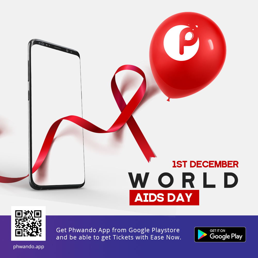 End inequalities. End AIDS #AIDSDay #endPandemics #phwando #phwandoApp #eticketing #ticketing #malawi #events #staySafe #gulaniPaFoni