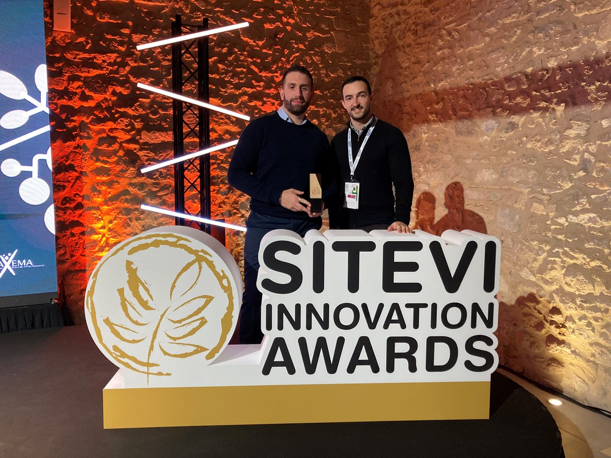 [Sitevi Innovation Awards] Médaille de bronze pour notre solution #ITRIA <a href="/RnDVision/">RDvision</a> -Instrument de Tri de Raisin par IA dans la catégorie Le numérique et la Valorisation des données.
Venez découvrir notre solution sur notre stand  A2 B037 jusqu'à demain au <a href="/sitevi/">SITEVI</a>  avec <a href="/Inno_vin/">🍇INNO'VIN🍷</a>