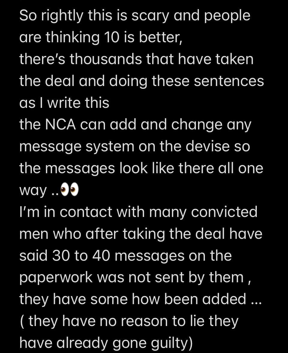 Encro NCA lies tweet media