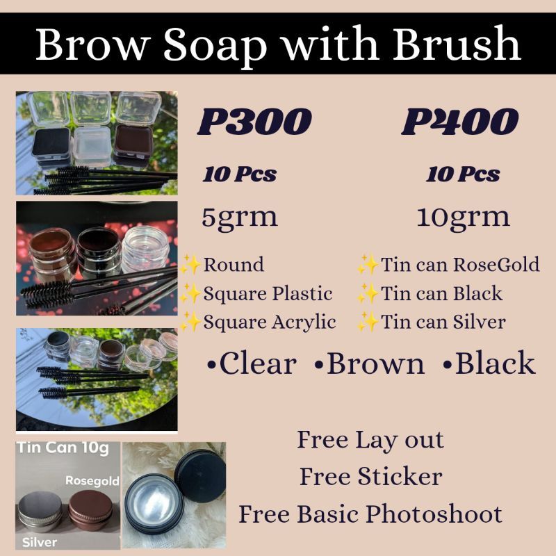 pathy0804's tweet image. I'm selling Brow Soap for Rebranding (Min of 10 to r... for ₱. Get it on Shopee now! shopee.ph/glam_baby/1581… #ShopeePH