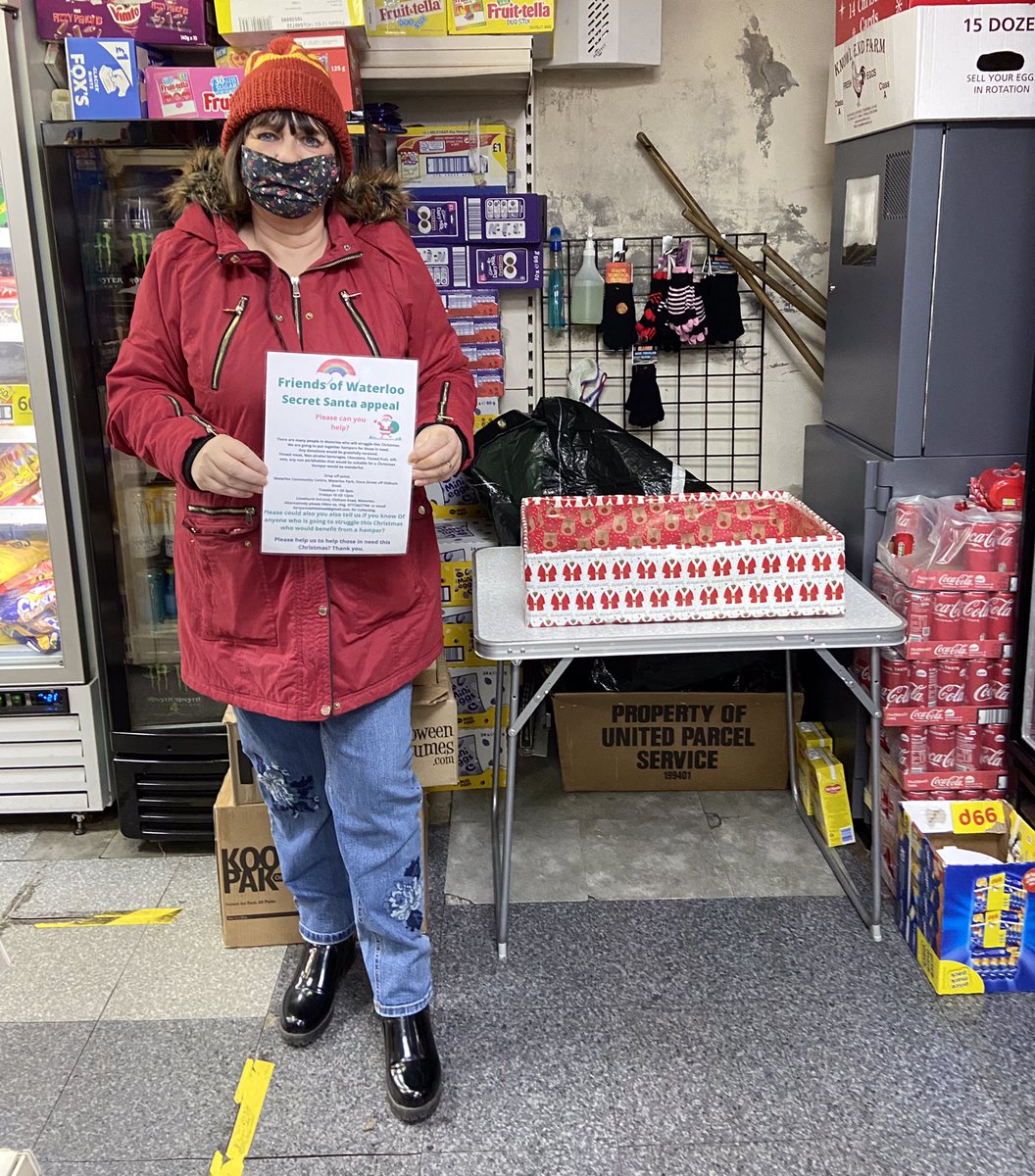 WaterlooPk's tweet image. Friends of Waterloo Secret Santa Hamper appeal. 
Please donate if you can?
Please ring 07773627794 or email lorryannwhitehead@gmail.com for collection.