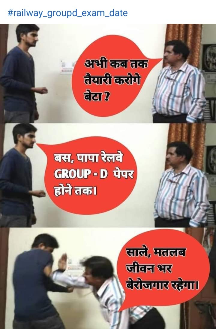 Abhishek_kush20's tweet photo. In india only three exams are worth preparing
IIT JEE 
NEET
UPSC
And rest are bulshit     #JusticeForRailwayStudents https://t.co/RGqPRhEUHM