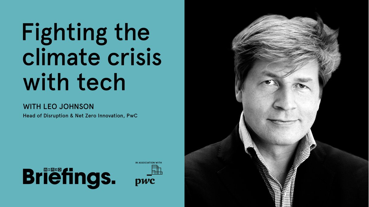 Join our virtual briefing on 7 December, with <a href="/wiredukevents/">WIRED UK Events</a> and <a href="/Mr_LeoJ/">Leo Johnson</a>, to discuss fighting the climate crisis with technology and the sectors where technology can deliver the greatest positive change. Find out more &amp; sign up here: bit.ly/32HNoYt #ClimateTech