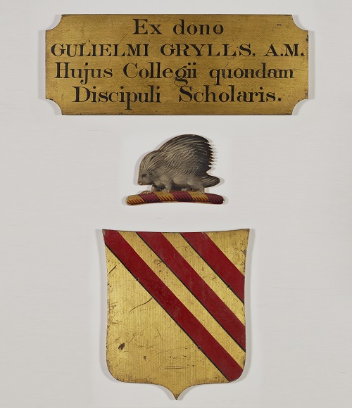 TrinCollLibCam's tweet photo. A new display dedicated to the #GryllsCollection is now up in the #WrenLibrary! For those who are not in college and/or can't visit it in person, we have just put an online exhibition together: https://t.co/stDfO2OG7R.
Read all about the collection at https://t.co/ovFijMyGx0. 🦔 https://t.co/vDLlWNnIMx