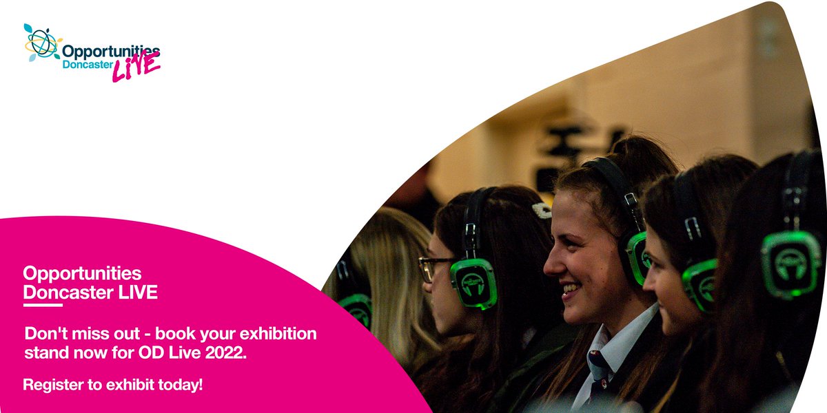 OpportunitiesDN's tweet photo. Don't miss out - book your exhibition stand now for OD Live 2022.

If you are a local business wanting to engage with your future workforce whilst raising your brand awareness then book your stand now!

https://t.co/2HeHyELlQO

#ODLIVE2022 https://t.co/mMG6bdHJW9