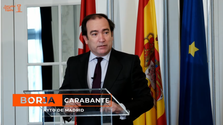 exeforum1's tweet photo. Borja Carabante: "Madrid es la mejor ciudad para vivir, para trabajar, para invertir, para crecer social y económicamente" 
#MovilidadMadrid @bcarabante @MADRID @CONTENURes @FCC_MA https://t.co/ikraXaRcBP