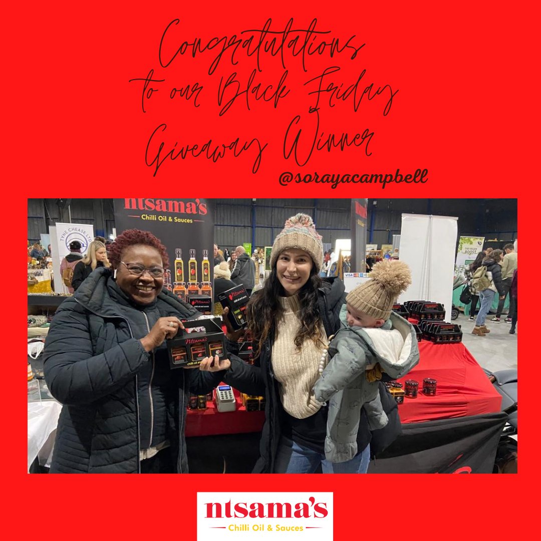 Congratulations to our Black Friday Winner <a href="/sorayacampbell/">Soraya Campbell</a> #ntsamafam #ntsama #Blackfriday #blackfriday2021
