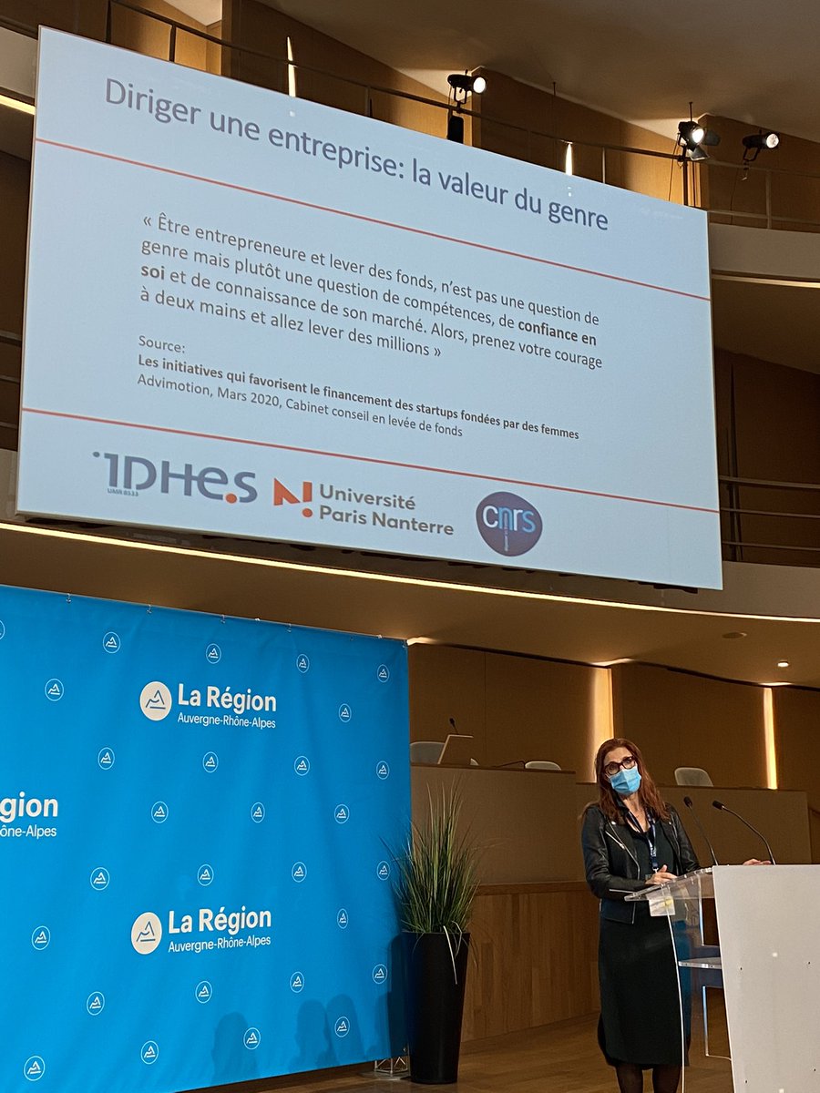 Ouverture de la 2ème journée de la Conférence internationale Femmes et Gouvernance avec l’intervention de Valerie Boussard sur « Diriger une entreprise. La valeur du genre »