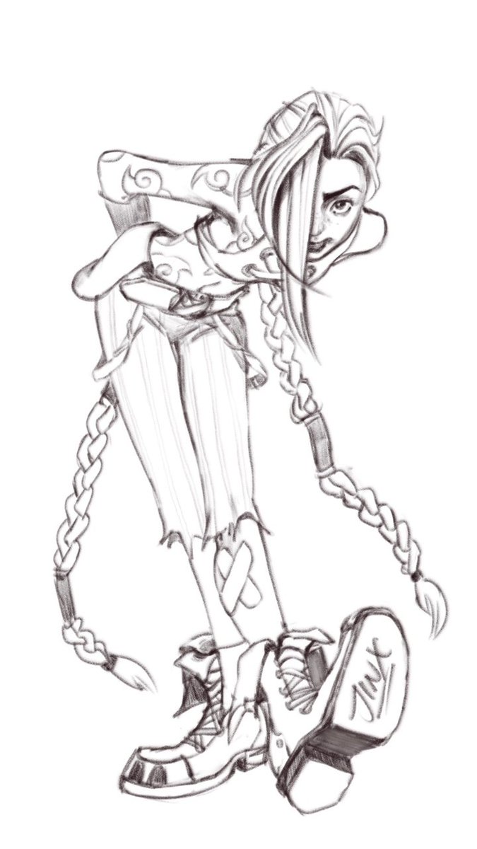 megguran's tweet photo. Y'all watching Arcane? Cause damn I love Jinx so much 🥺❤️ https://t.co/pb8Uss0JXJ