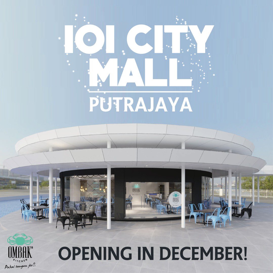 ombakkitchen's tweet photo. We are proud to announce that we are opening our third outlet soon at IOI City Mall!

Putrajaya people, we hear you 😘

Now you can enjoy our Amazing Seafood Spread 🦞🦀 anddd Shop till you drop at your favourite shopping centre! 🛒🛍
Stay tuned to find out more!
#pakaitanganjer https://t.co/Ak14vvVqNP
