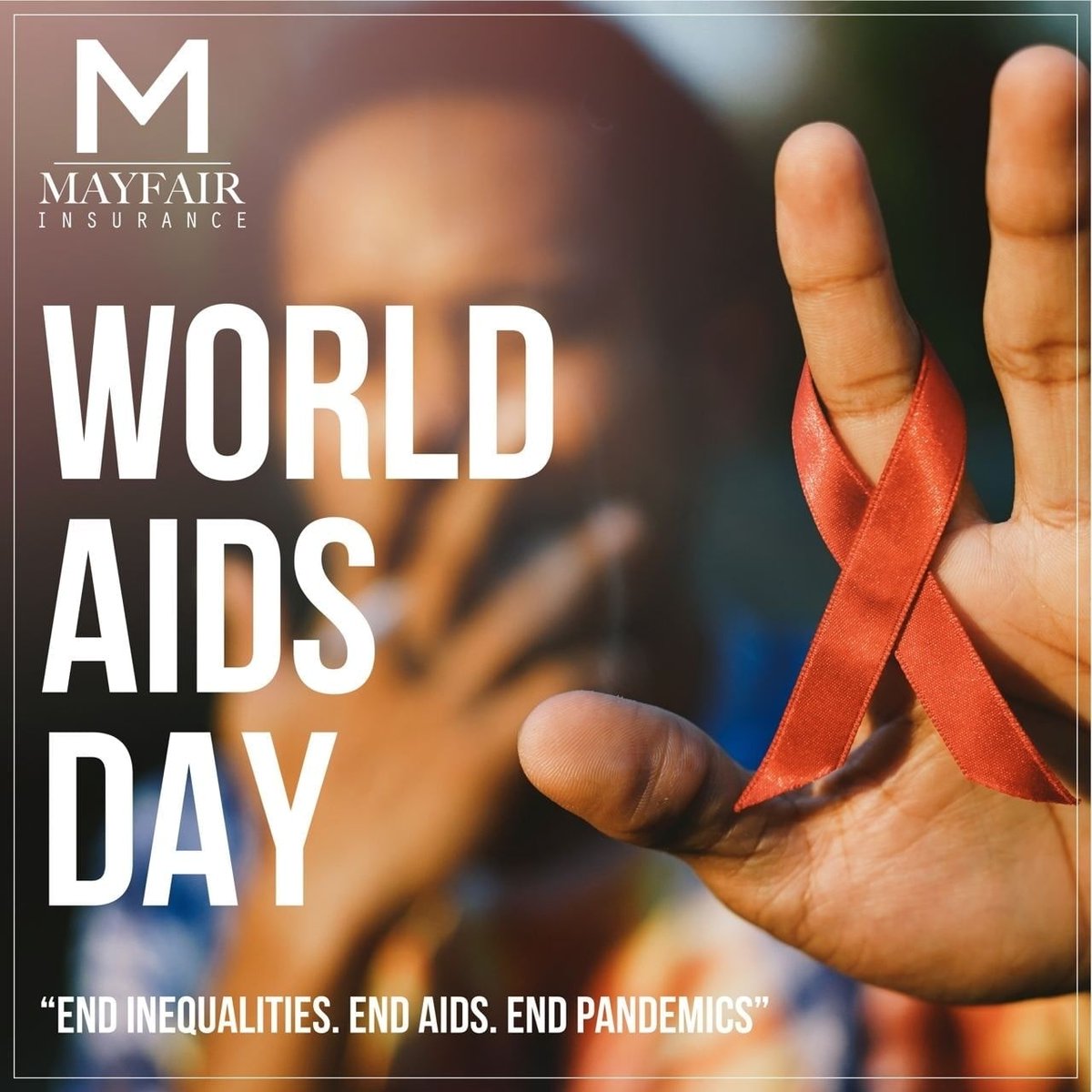 MayfairInsTZ's tweet photo. World AIDS Day 2021: “End Inequalities. End AIDS. End Pandemics”

#worldaidsday2021 
#aidsawareness 
#insurance 
#endpandemics https://t.co/h8uvVKYmEm