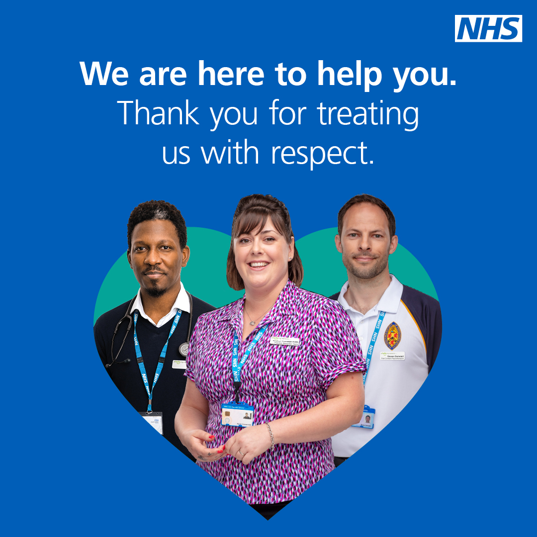 Your #GP practice team is here to help you. Thank you for treating us with respect. 💙

#GeneralPractice #PrimaryCare #NHS