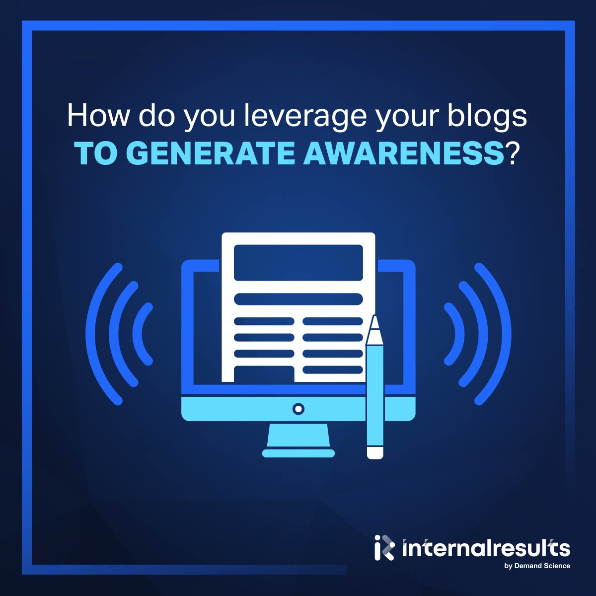 InternalResults's tweet photo. Every business nowadays has its own blog or even blogs that they use to host their best content. We’re curious: how do you use your blogs? What content do you publish? Do you use your blogs for syndication or lead generation? #b2b #contentsyndication #contentmarketing https://t.co/dXbxmmp0ye