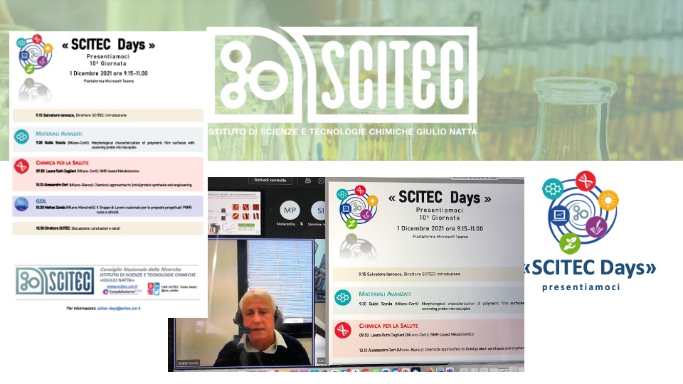 cnr_scitec's tweet photo. Giornata dedicata alla presentazione delle competenze presenti in @cnr_scitec con eevnto #scitecdays
Inizia @guidoscavia della sede di Milano #Corti
Il tema: Morphological characterization of polymeric film surfaces with scanning probe microscopies
#presentiamoci #1dicembre #cnr https://t.co/6ge8O6ExR1