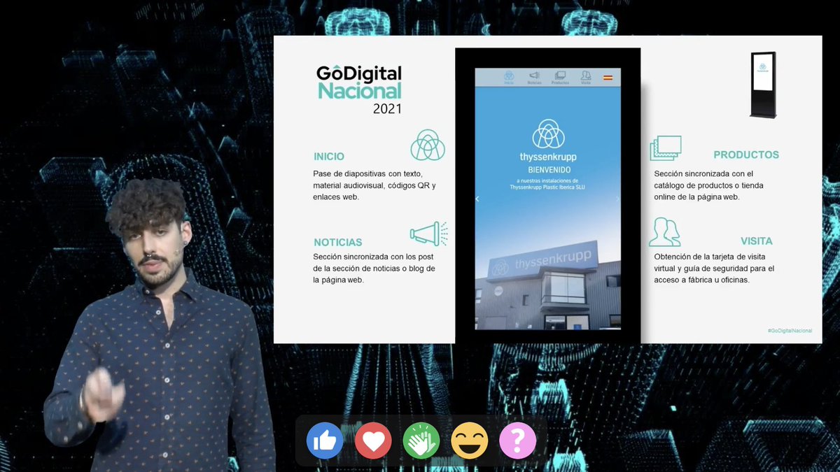 TICnegociosVLC's tweet image. Hoy Javier Hernández, Director de Programación Web/App en @Servinform, da a conocer en el congreso #GoDigitalNacional 2021 a través de un #CasoPráctico, el desarrollo de software para un #MUPI 🧑🏻‍💻

📌 ¡Última oportunidad para inscribirte!
➡️ ow.ly/mh3850Gxk9k ⬅️