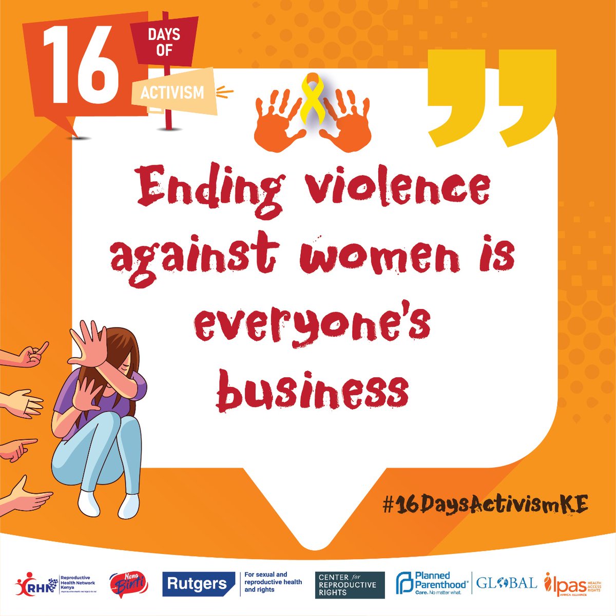 We can all end GBV collectively as a community. 
#maleinvolvement
#16daysofactivismKE