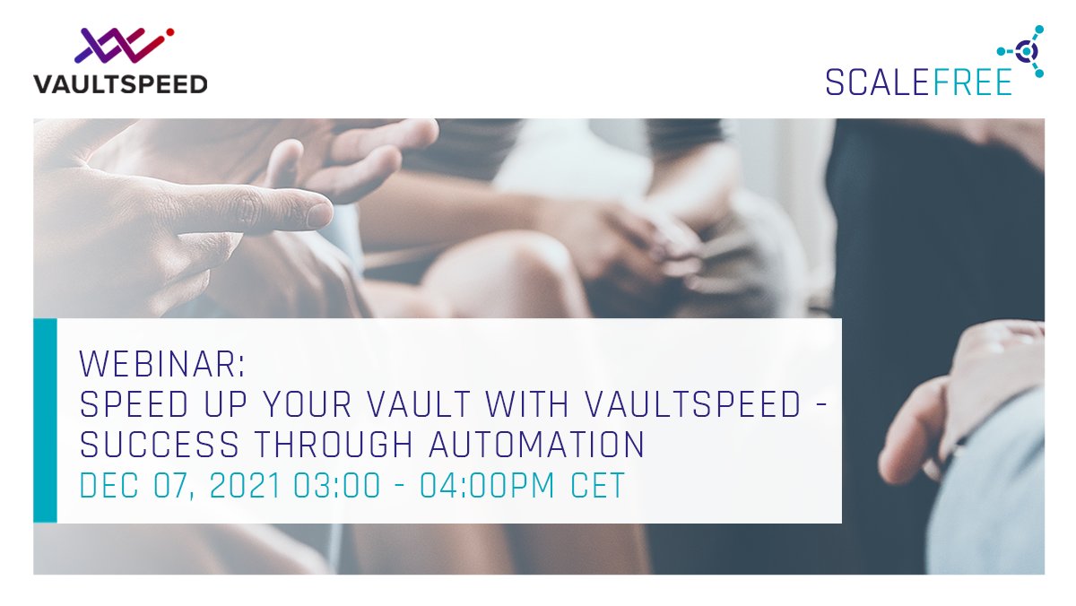 Join us for our next free webinar in cooperation with VaultSpeed
Register here: scalefr.ee/UcUbbq

#datawarehousing #datawarehouseautomation #automation 

This webinar is for everyone who wants to learn about Data Warehouse Automation and a sneak peek into VaultSpeed.