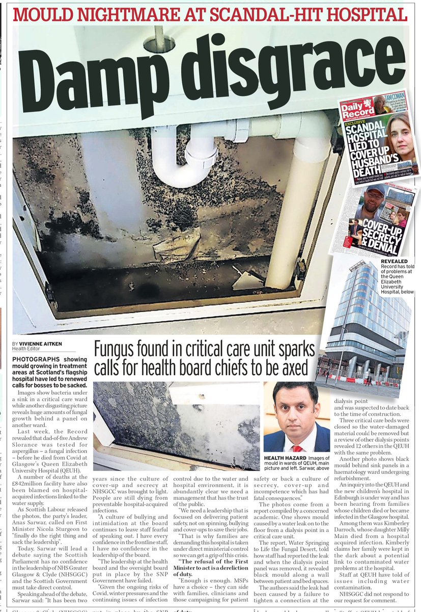 xzllkx's tweet photo. As a paid member of the Greater Glasgow and Clyde Health Board, don't you think the clinicians, should be dealing with this, instead of writing letters to Sturgeon?
SNP cover up ?
@MhairiHunter
@NicolaSturgeon
@HumzaYousaf https://t.co/TNs9Z2nCm8