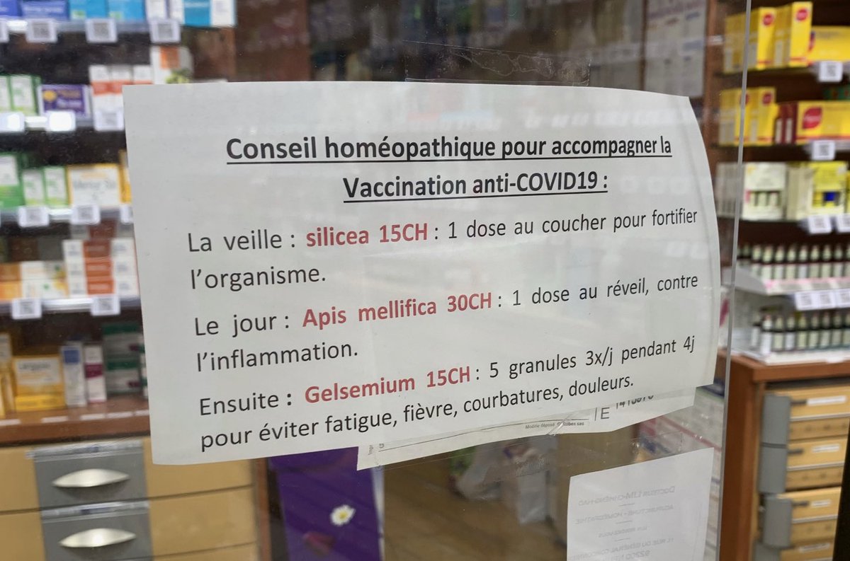 cedric's tweet photo. Être pharmacien _et_ charlatan, c’est donc possible. Pharmacie de la Gare Rive Droite @ Versailles. #nameandshame #homéopathie #perlimpinpin https://t.co/Fo4gVR8MRf
