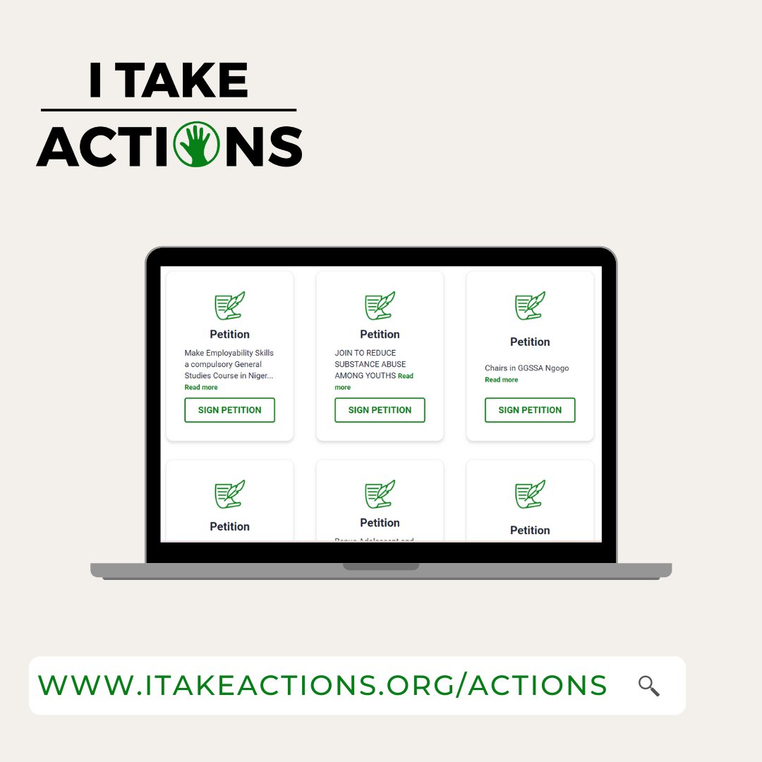 I Take Actions tweet media