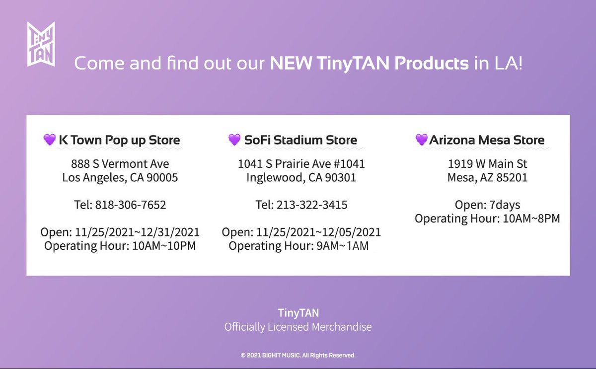theformna's tweet photo. Come and find out our NEW TinyTAN Products in LA! https://t.co/jLPUPNJzA3