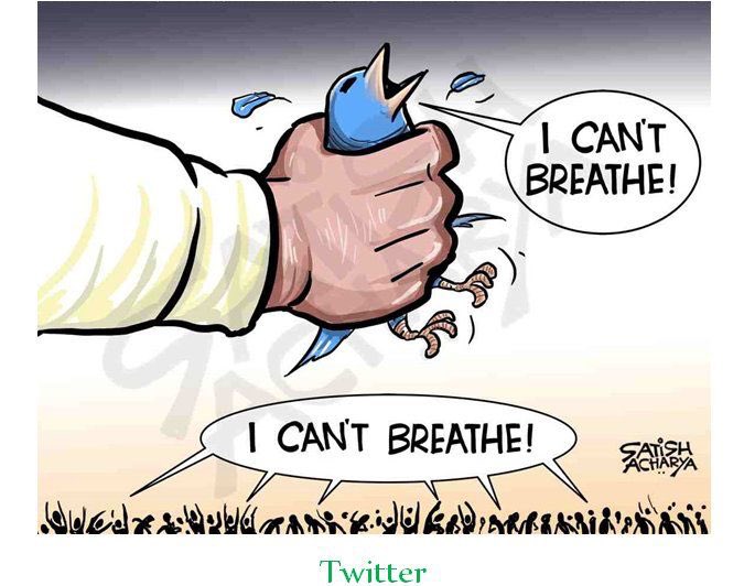 كمثيلاتها من البرامج ..
بدأت تويتر بحملة اغلاق الحسابات التي تنشرالحقائق في #اثيوبيا 🇪🇹 
والان وجب علينا أن نلتفت لترّهاتهم وتلاعبهم ..