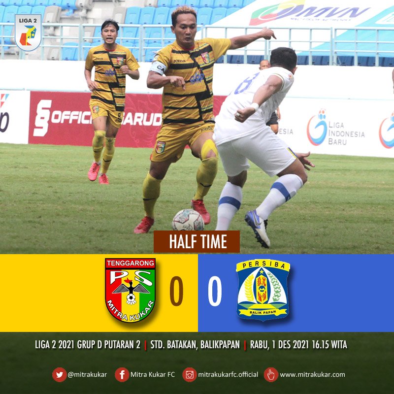 HT. Mitra Kukar FC 0-0 Persiba Balikpapan

#AyoNagaMekes
#MitraKukarDay
#MitraKukarFC