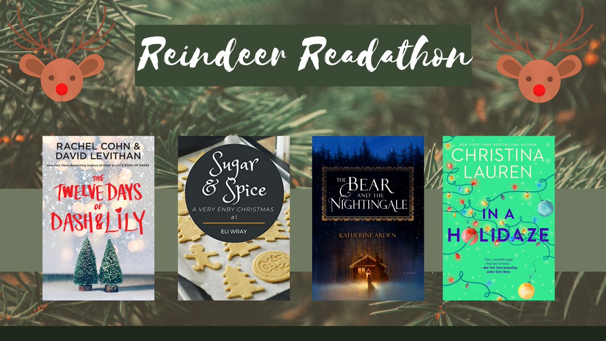 bookcheshirecat's tweet photo. It's the first day of the #ReindeerReadathon & I'm SO excited to start!! π₯°π¦ This will be my reading thread for the month ππ #TeamMistletoe https://t.co/0fItrcYYgj